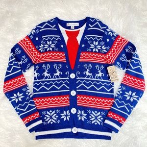 JOLLY SWEATERS UGLY CHRISTMAS SWEATER SIZE SMALL